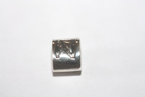 Authentic Chamilia N Letter Bead New Sterling Silver Initial Retired Stylish -9 - Picture 2 of 3