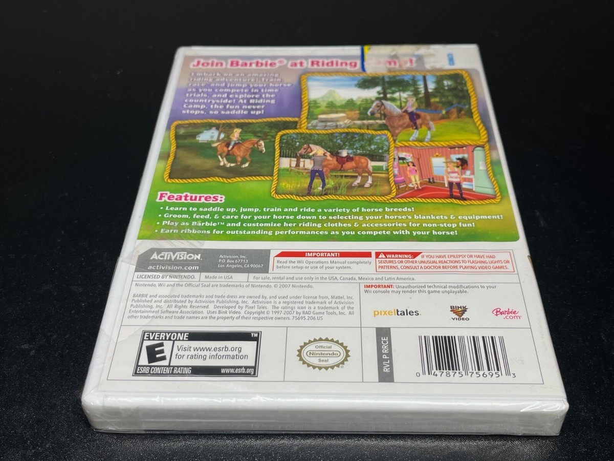 Barbie Horse Adventures: Riding Camp (Nintendo Wii, 2008