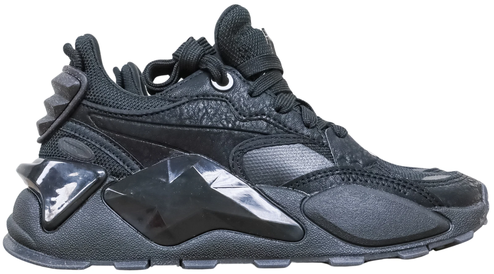 Puma RS-XL Forever Diamond Tennis Shoes Black Youth Size 4