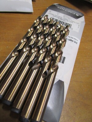 Ltr S Cobalt 135° Split Point Gold Finish Jobber Drill QTY 6