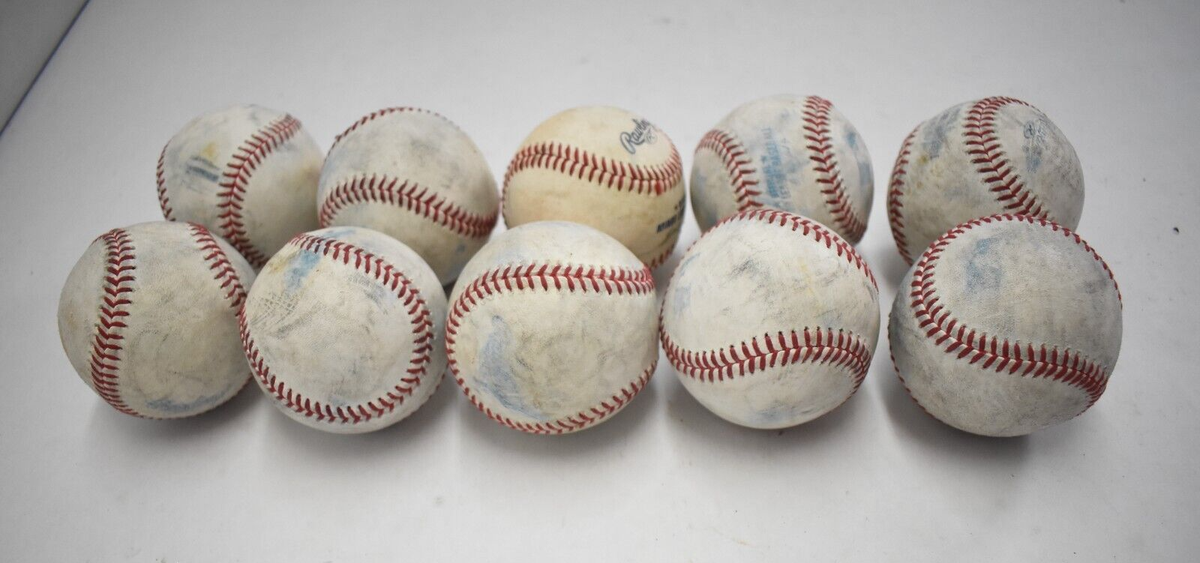 Lot of 10 Rawlings Official Major League Baseballs Balls MLB Lot of 10 Rawlings Official Major League Baseballs Balls MLB