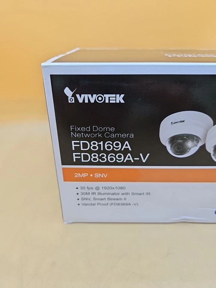 Vivotek FD8369A-V Network Dome Security Camera White 30 Fps 1920X1080 SNV 30M IR - Image 2 of 4