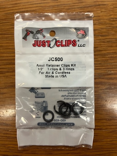 Just Clips Jc250 1/4" 3Pc Anvil Snap Ring & O-Ring Kit Made In - Foto 11
