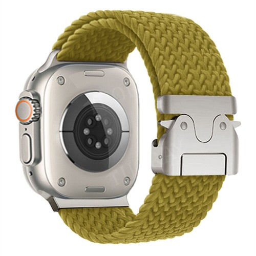 Geflochtenes Nylon Armband Armband für Apple Watch Series 10 9 8 7 6 SE Ultra 2 49mm - Bild 24 von 40