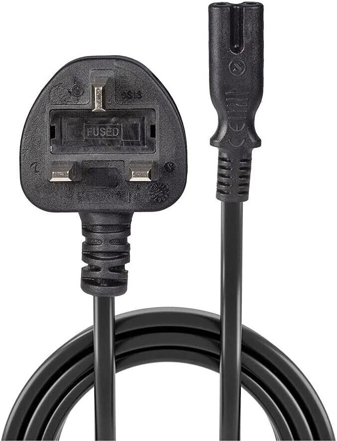 Figure 8 Mains Power Lead IEC C7 Cable PS5 PS4 PS3 XBOX ONE SLIM 5Amp - Image 4 of 4