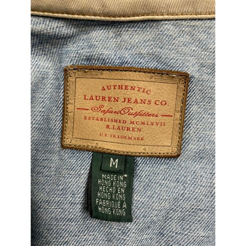 Safari Outfitters Women's Blue Jean Jacket Denim Button Size Medium - Picture 9 of 23