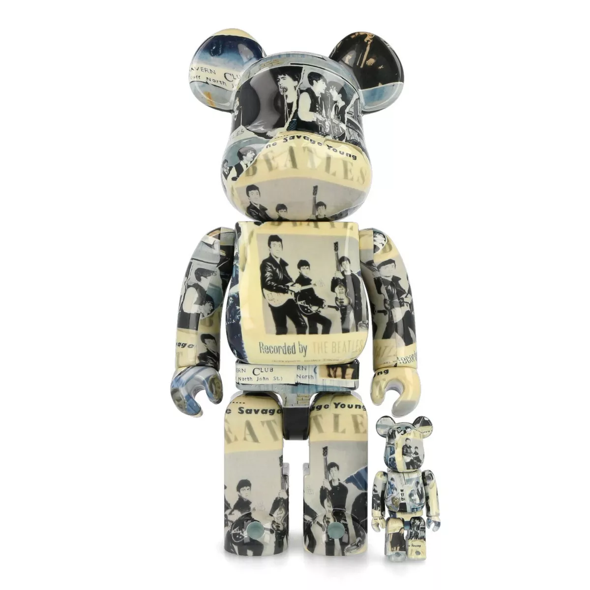 The Beatles 400% 100% Bearbrick Be@rbrick Anthology Version Medicom Toy