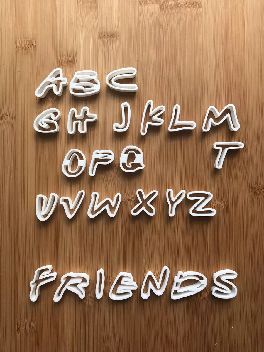 Alphabet on sale fondant cutter