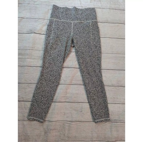 Athleta Salutation Stash Pocket II Textured 7/8 Tight Leggings 2X Black White - Picture 3 of 4