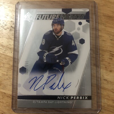 Nick Perbix 2022-23 Sp Authentic Future Watch Auto 106/999 