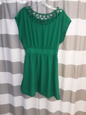 Forever 21 Sleevless Green Dress Size Large