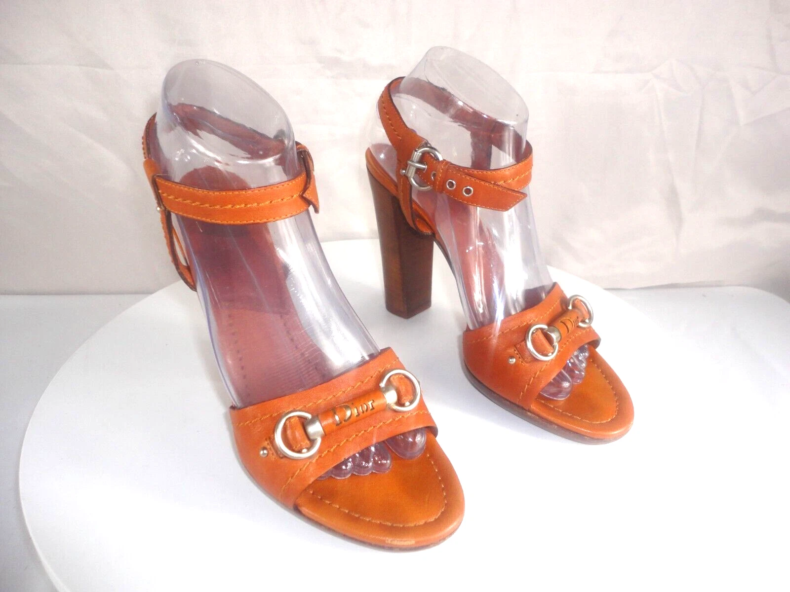 Sandales marron Christian Dior « My Dior » talons talons talons femmes taille 8,5 US 39 EU