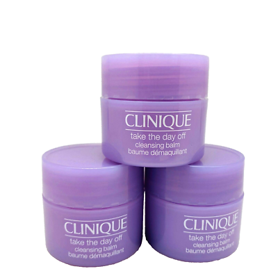 Clinique Take the Day off Cleansing Balm 0.5 oz/15 ml (LOT OF 3