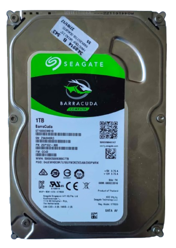 Seagate Barracuda ST1000DM003 1 TB Internal 7200 RPM 3.5 inch Hard Drive