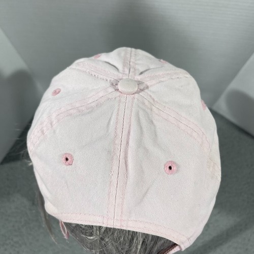 Adidas Hat Cap Strap Back Adjustable Pink Logo Baseball Golf Girls Kids Youth - Picture 5 of 13