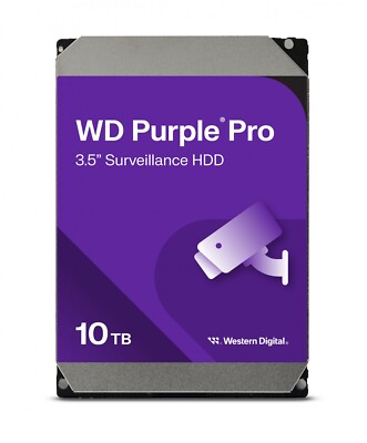FESTPLATTE WD PURPLE PRO WD101PURP 10TB SATA III 7200/min 6Gbps 