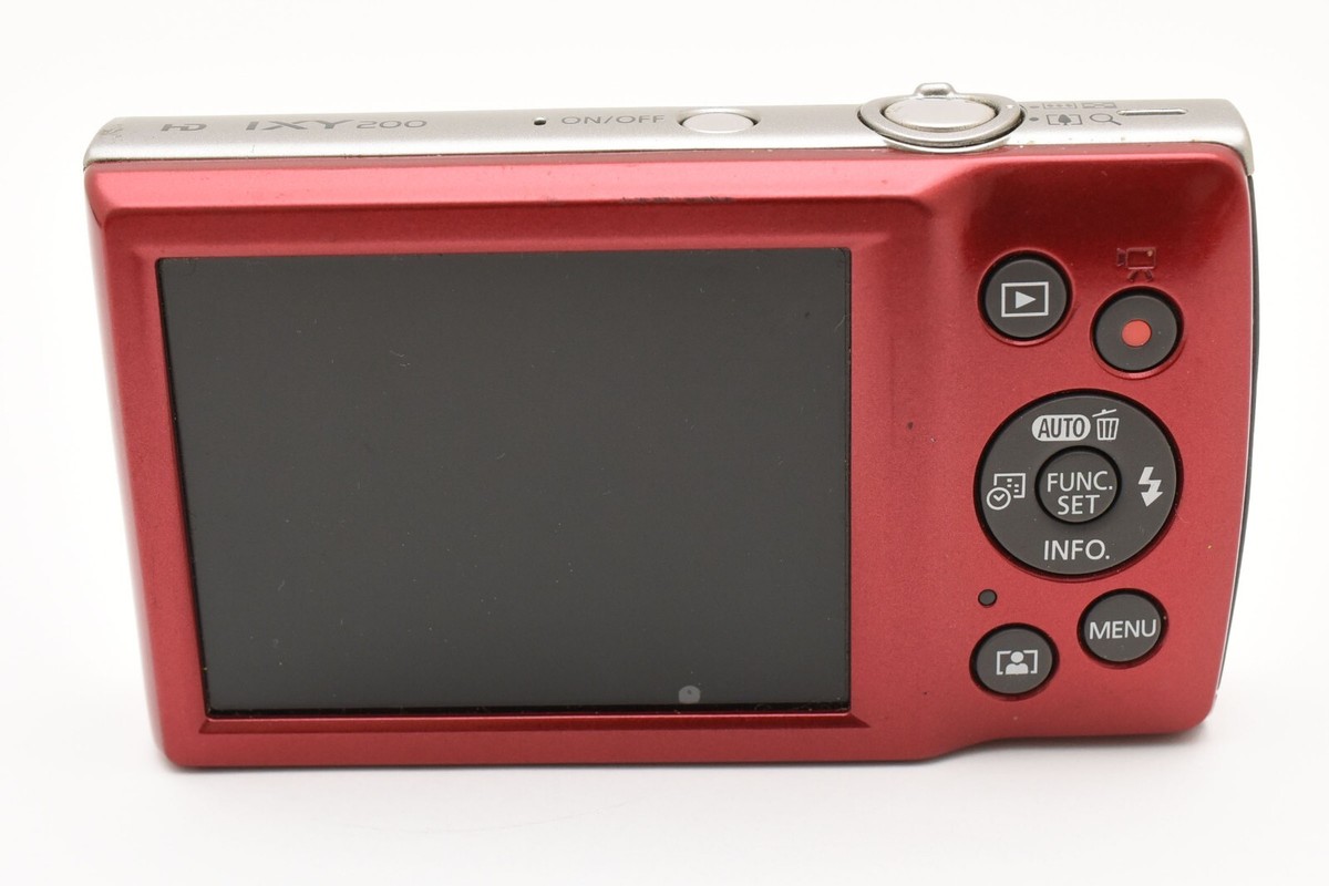 Excellent] Canon IXY 200 Compact Digital Camera Red