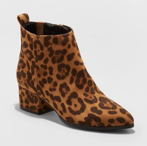 a new day leopard booties