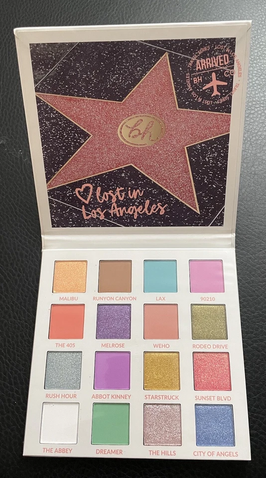 bh Cosmetics “Lost in Los Angeles” 16 Color Eyeshadow Palette 16 colors 0.56 oz - Image 3 of 4