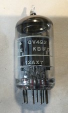 Brimar CV492/ECC83 12AX7 KB/FD Half Box Plate Used  Tested Valve Tube (J118)