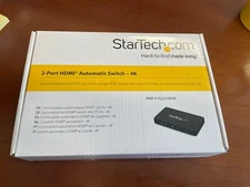 StarTech VS221HD4K 2-Port HDMI Automatic Switch 4K Open Box w/ FREE SHIPPING