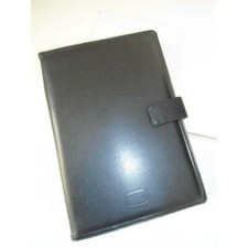 PORTA DOCUMENTI PORTA BLOCCO ORGANIZER BLOCK NOTES SIMIL PELLE NERO