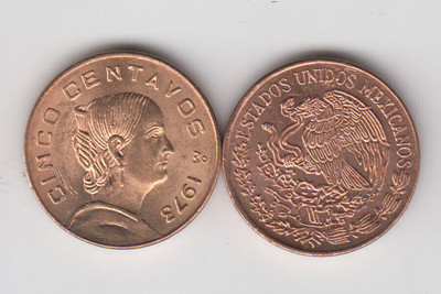 MEXICO 50 Centavos 1976 KM452 BU grade from bank bag