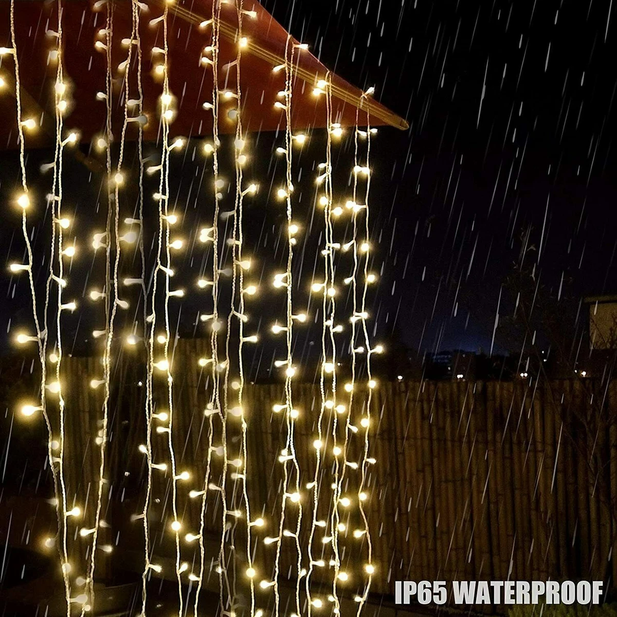 Fairy lights in gazebo deals