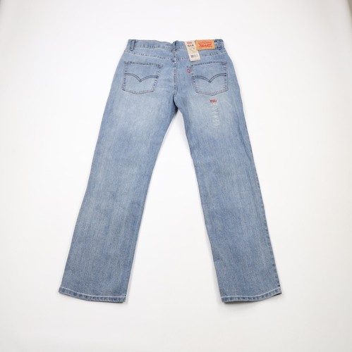 New Levis 514 Boys 18 29x29 Stretch Regular Fit Straight Leg Denim Jeans Pants - Picture 10 of 16