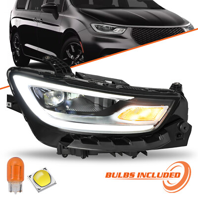 Fit 2021 2022 2023 Chrysler Pacifica headlamp Left Passenger Side LED Headlight