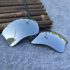 LensOcean Polarized Replacement lenses for-Oakley Flak Jacket XLJ - Silver