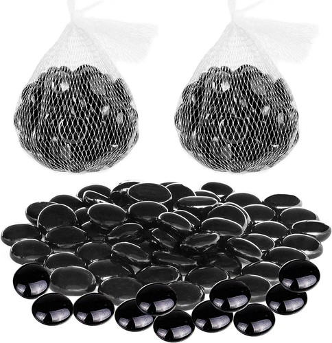 Glass Pebbles Beads Button Vase Wedding Mosaic Decorative Garden 70-170 Pcs UK - Picture 10 of 46