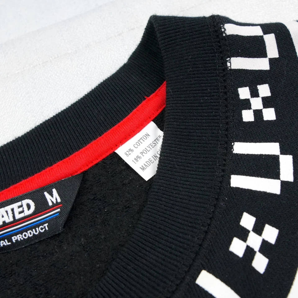 Undefeated Sweatshirt Men Medium Black Xmas Traverse Holiday Nordic Sweater - Image 4 of 4