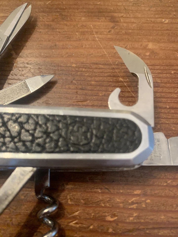 Wenger кожи стали Delemont сигары швейцарский армейский нож - отличном состоянии должны иметь - Изображение 2 из 4