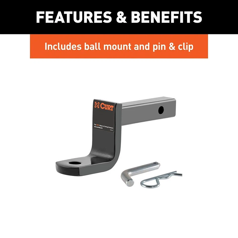 CURT CLASS 1 TRAILER HITCH W/MOUNT & WIRING FOR 2010-2012 MAZDA 3 HATCHBACK - Imagem 3 de 4