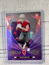 Jalen McMillan 2025 Panini Phoenix Purple Rookie Rising RC