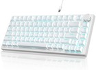 AJAZZ AK820 Wired RGB Mechanical Gaming Keyboard 82 Keys with Knob Hot Swappable
