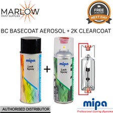 Mipa BC Basecoat Aerosol + 2K Clearcoat NISSAN AUSTRALIA AY4 RED MET