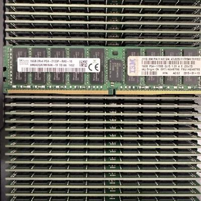 SK Hynix HMA42GR7MFR4N-TF 16GB PC4-2133P Registered IBM Lenovo 47J0253 2RX4 - Image 1 of 4