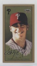 2003 Topps 205 Sweet Caporal Back Mini Brown Brett Myers #102 5x8