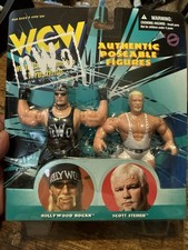 WCW/WWF TOSFT NWO Poseable Figures Hollywood Hogan & Scott Steiner - Sealed NIP