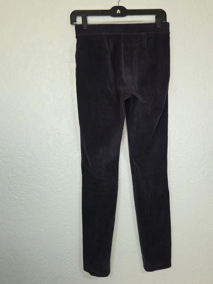 Lands' End Pana Recta Elástica Cintura Tirar Bolsillos Azules Pequeños Foto 3 de 4