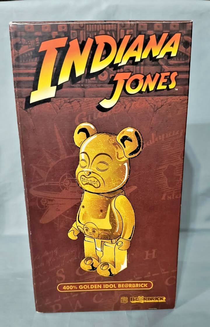 リアルアクションヒーローズ No.400 INDIANA JONES(TM) bearbrick 400% indiana jones Golden Idol medicom toy | eBay