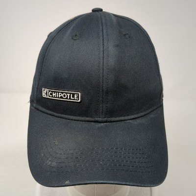 Chipotle Baseball Cap Black One Size Adjustable Embroidered 6