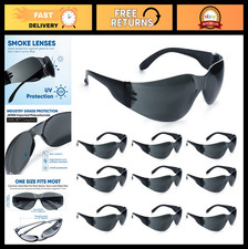 Bulk Tinted Safety Glasses - 48 Pack, UV Protection Sunglasses, ANSI Z87.1 Impac