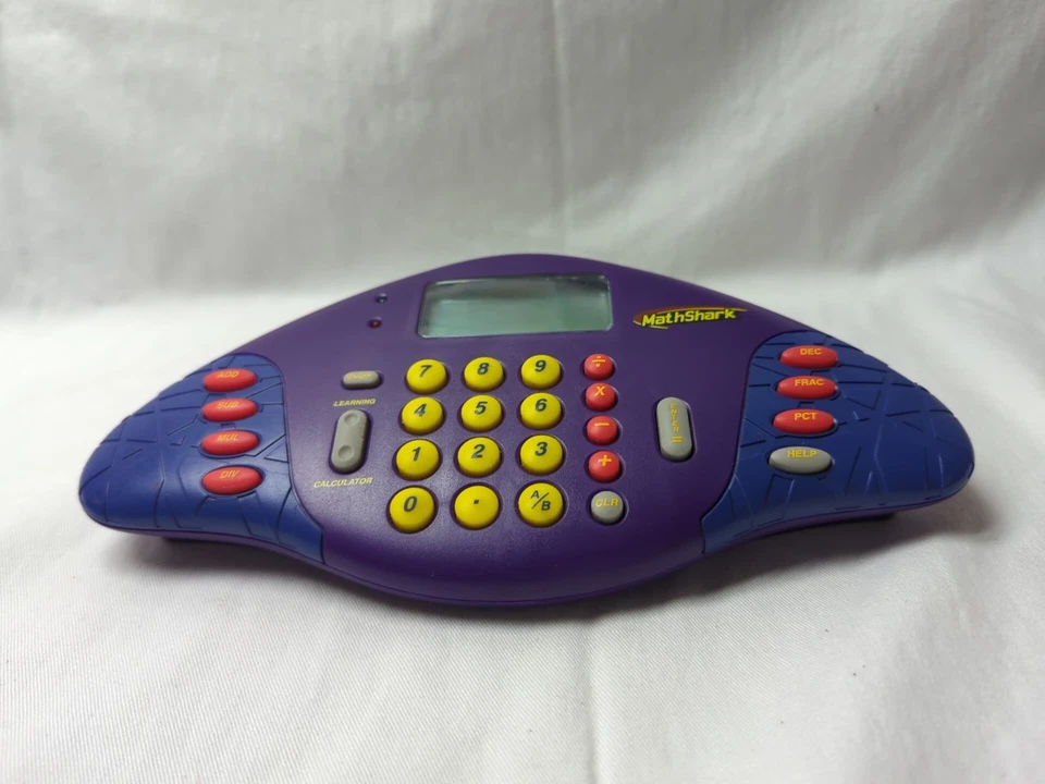 Math Shark - Electronic Handheld Educational Learning System - EI-8490 Purple - Image 4 of 4