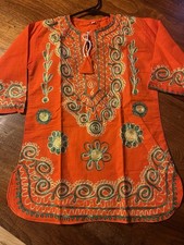 Kurta Outfit for Women/Child Size 24 Beautiful Orange/Green/Yellow