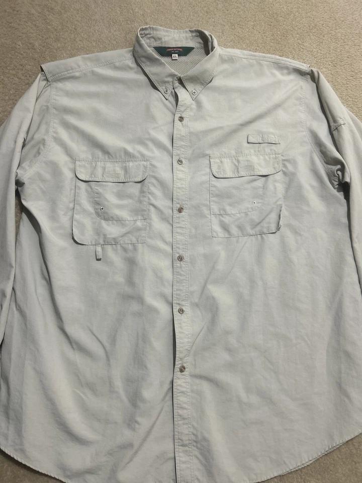 Camisa de pesca Redington para hombre 2XL manga larga abotonada ventilada UPF 30+ exterior Foto 2 de 4