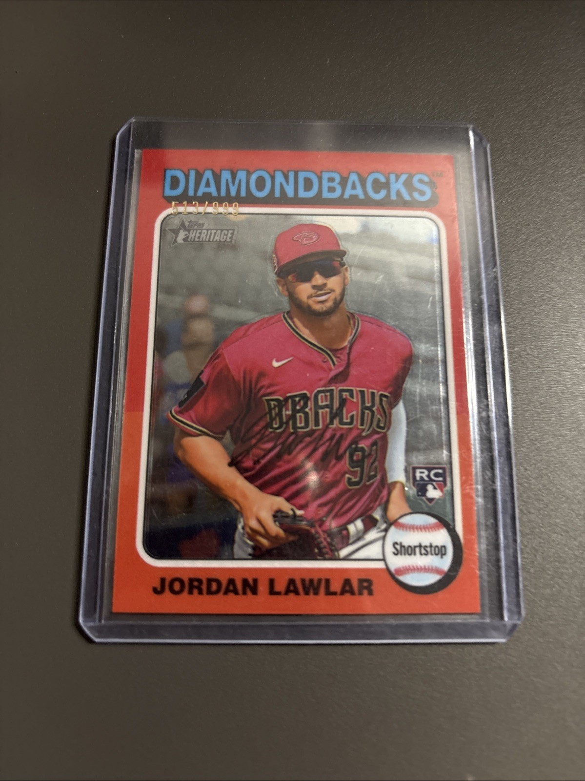 2024 Topps Heritage - Jordan Lawlar #429 Chrome /999 (RC)