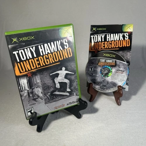 Tony Hawk's Underground Xbox Black Label Complete w/ Manual CIB